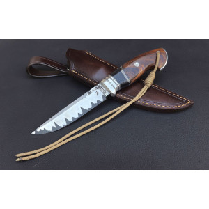 БУРЛАКА авторський ніж ручної роботи, сталь - Ламінат  Vanadis 8, 64-65 HRC. Photo 2